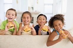 kids and fast food