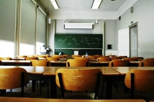 school classroom with desks and chalkboard, featured on MarketResearch.com www.blog.marketresearch.com