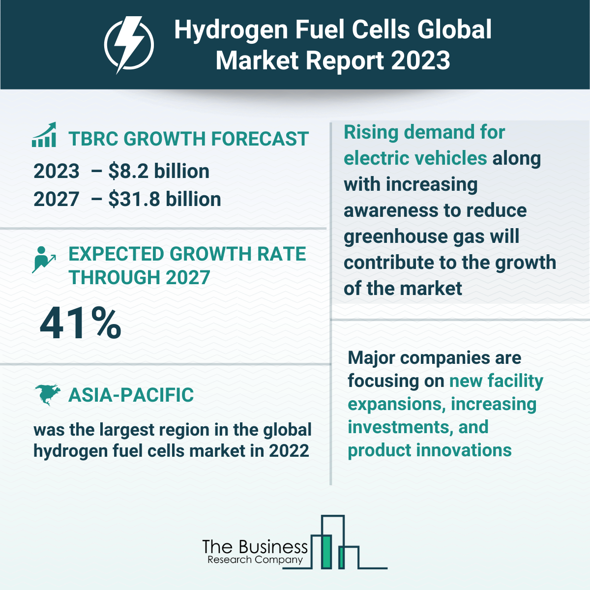 Hydrogen Fuel Cells Market Data Infographic