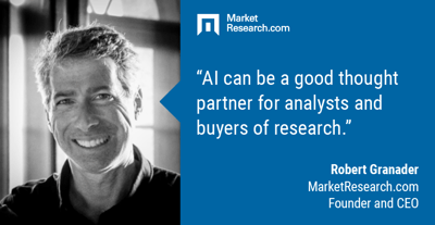 Robert Granader AI for Market Research Quote